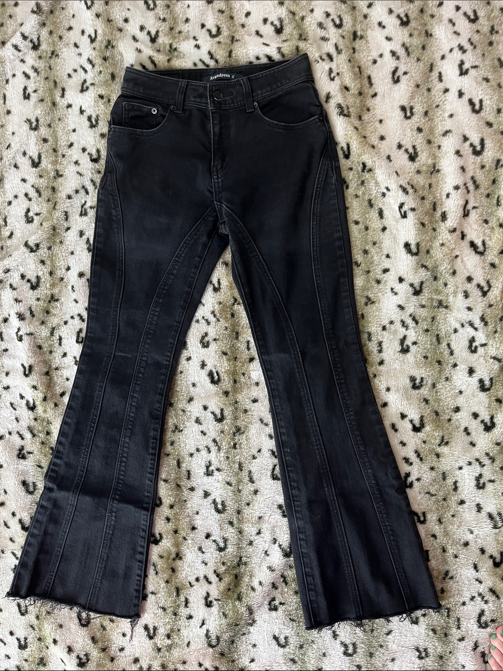 Avan Women's Black Boot Cut Jeans